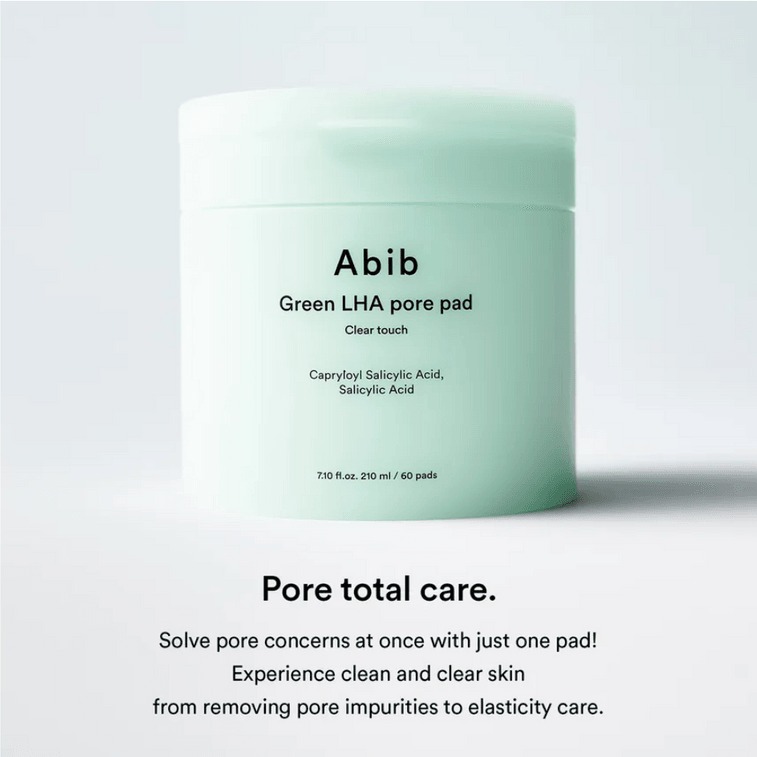 Abib Green LHA pore pad Clear touch