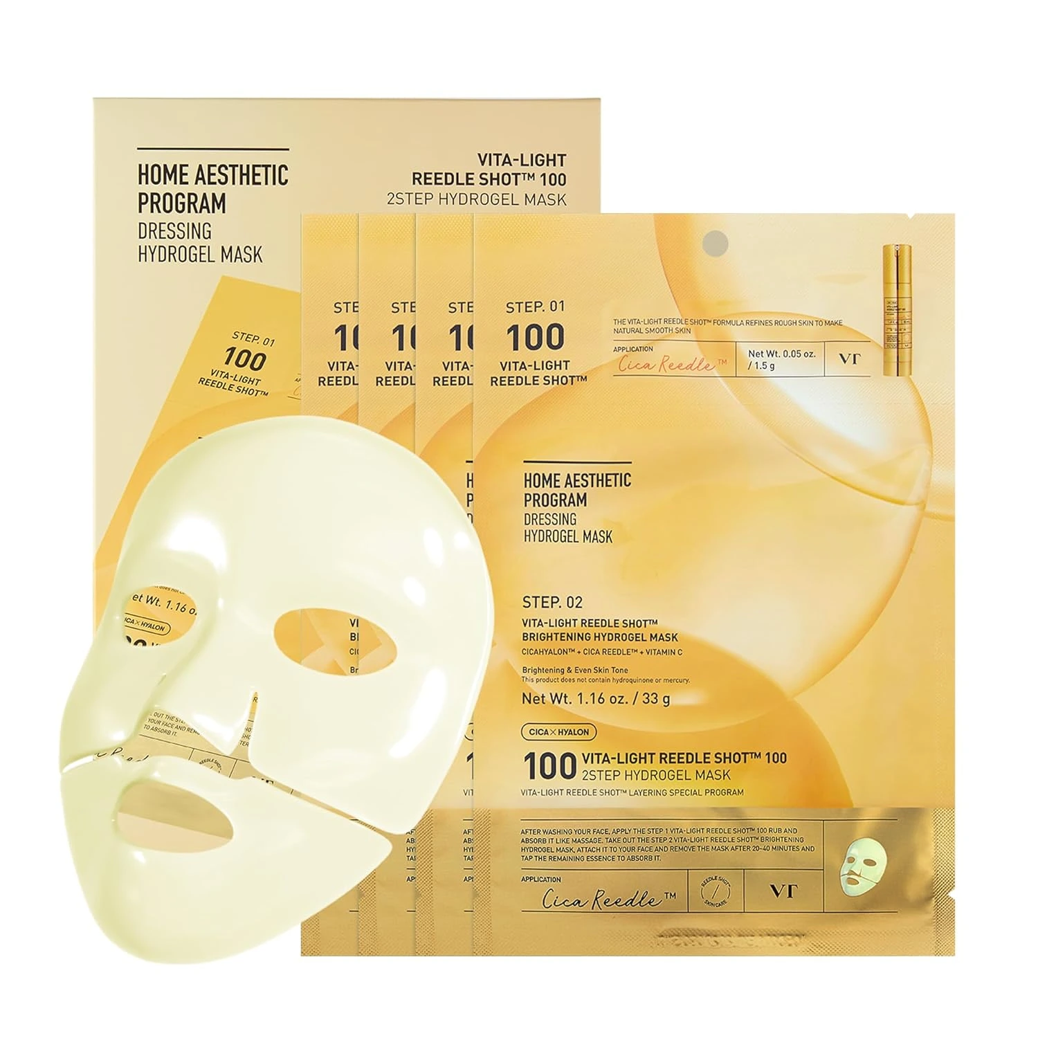 VT VITA-LIGHT REEDLE SHOT® 100 2STEP HYDROGEL MASK