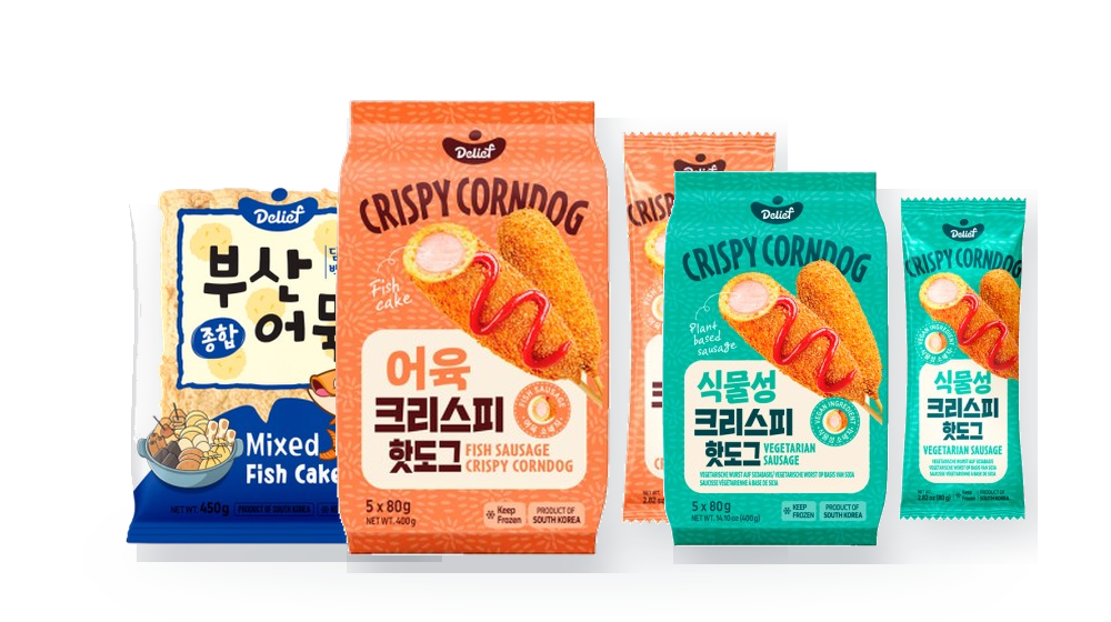 Frozen Korean foods for wholesale import