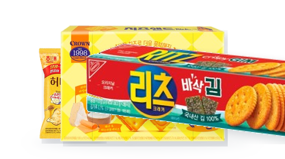 Korean snacks and confectionery for export