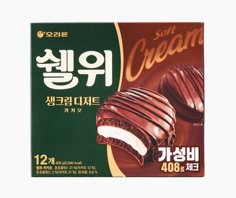 ORION SHALL WE FRESH CREAM DESSERT CACAO 408g