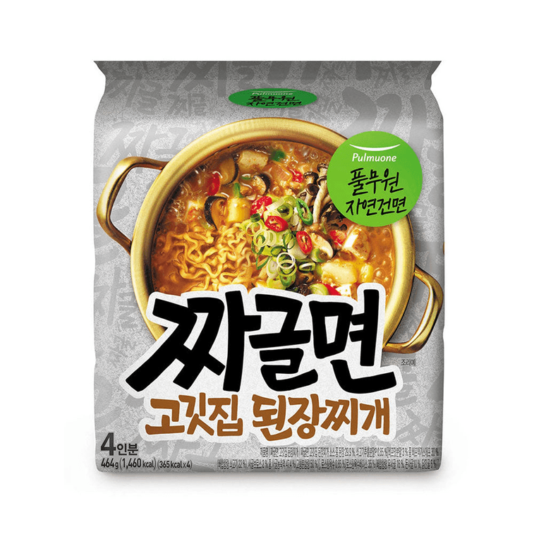 PULMUONE KOREAN BBQ RESTAURANT SOYBEAN PASTE STEW RAMEN 116g*4