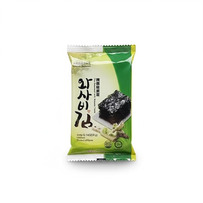 WASABI FLAVORED SEAWEED MINI 52.8g (2.2g*24)